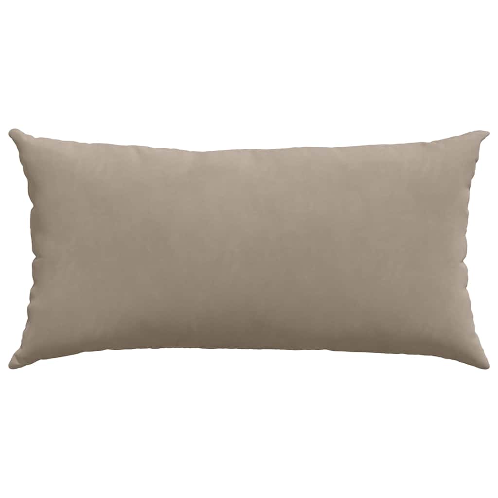 Jastučići za sofu 2 pcs Sivo-smeđa 80 x 40 cm tkanina