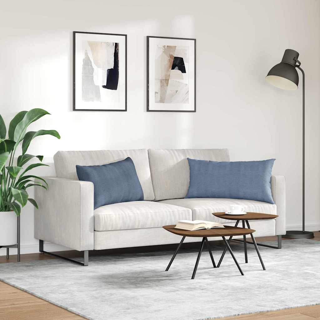 Jastučići za sofu 2 pcs Plava 80 x 40 cm Kordura tekstil