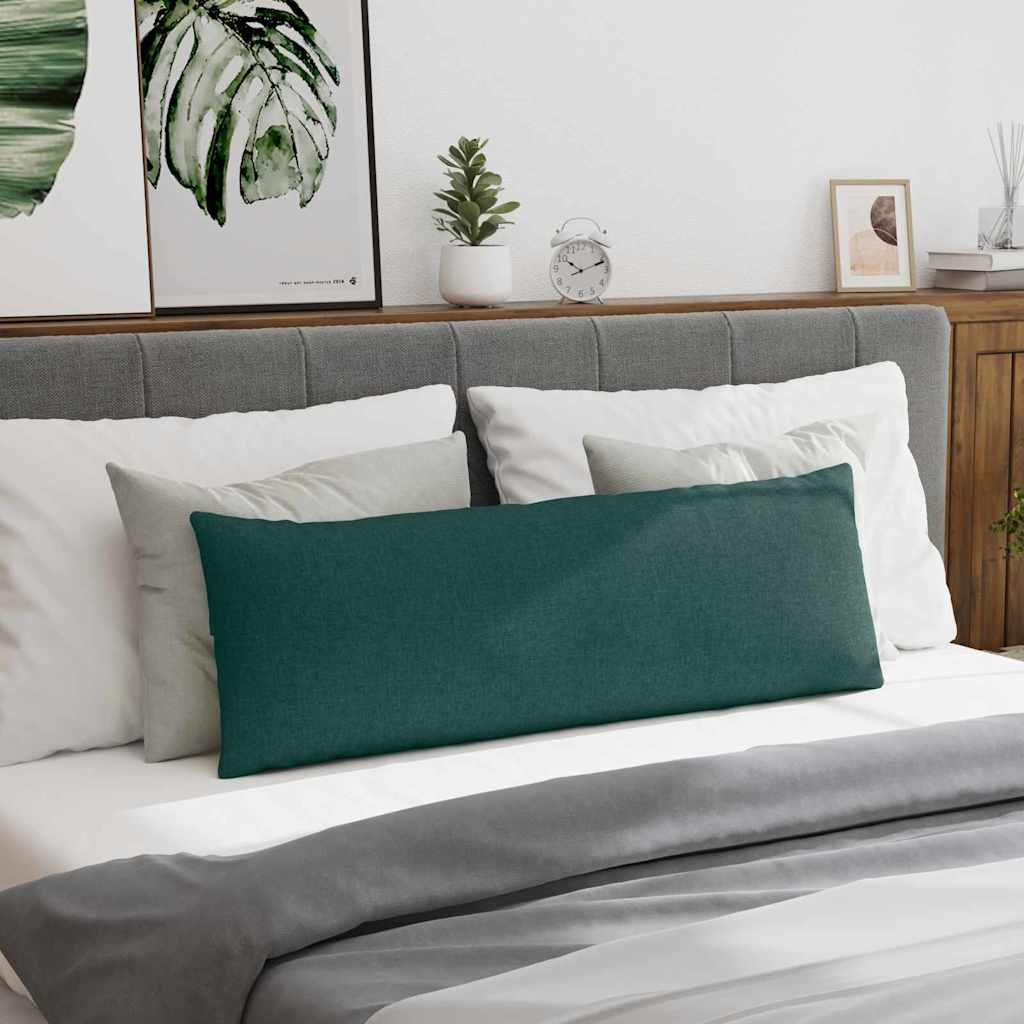Jastučići za sofu 2 pcs Tamnozelena 120 x 40 cm tkanina