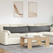 Jastučići za sofu 2 pcs Tamno siva 145 x 40 cm tkanina