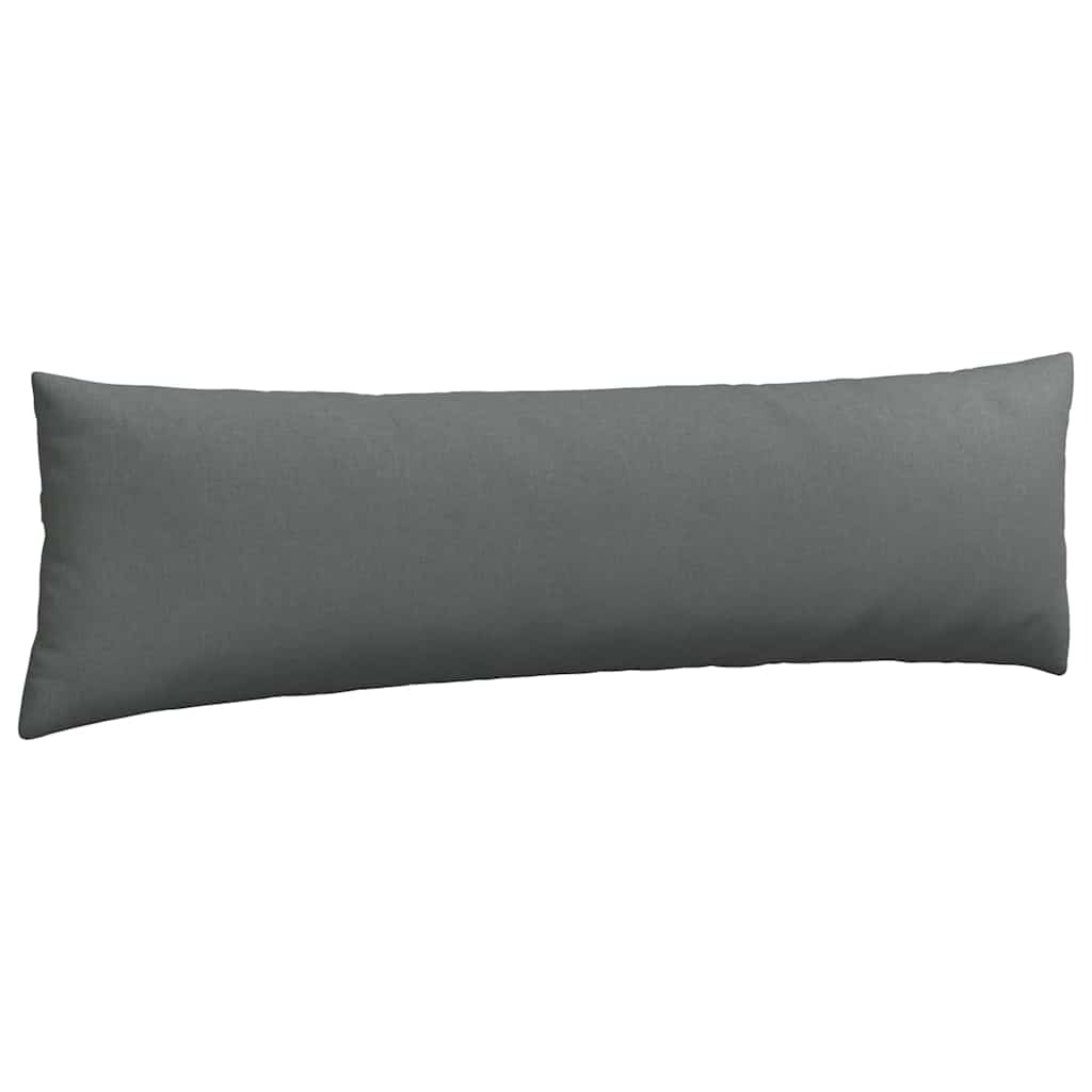 Jastučići za sofu 2 pcs Tamno siva 145 x 40 cm tkanina