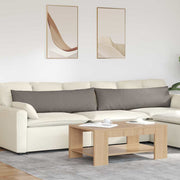 Jastučići za sofu 2 pcs Sivo-smeđa 145 x 40 cm tkanina