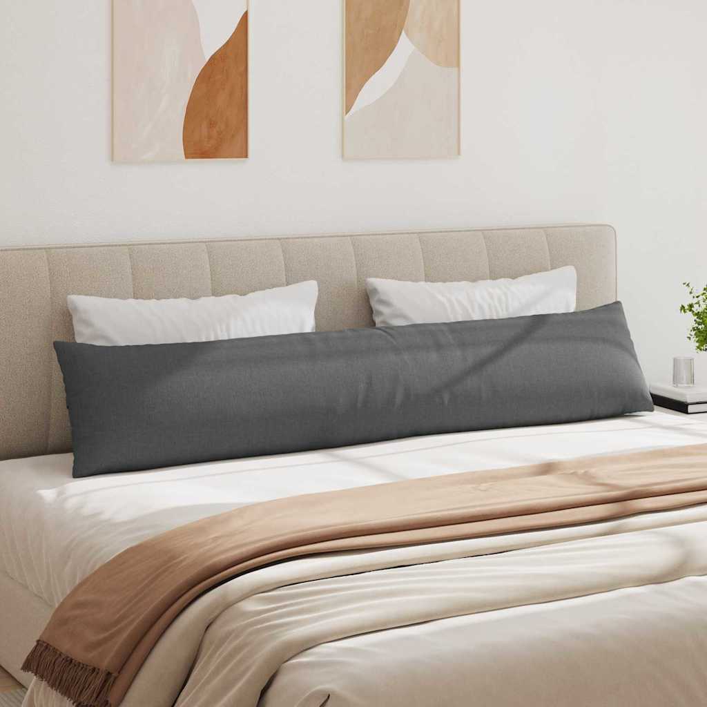 Jastučići za sofu 2 pcs Tamno siva 200 x 40 cm tkanina