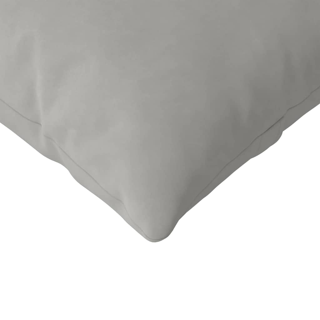 Jastučići za sofu 2 pcs Svijetlo siva 200 x 40 cm tkanina