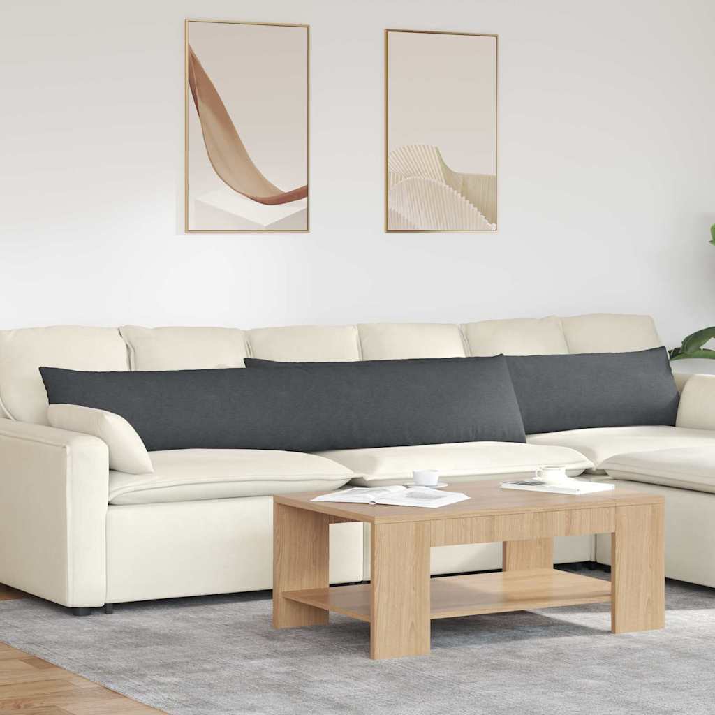 Jastučići za sofu 2 pcs Tamno siva 200 x 40 cm Kordura tekstil