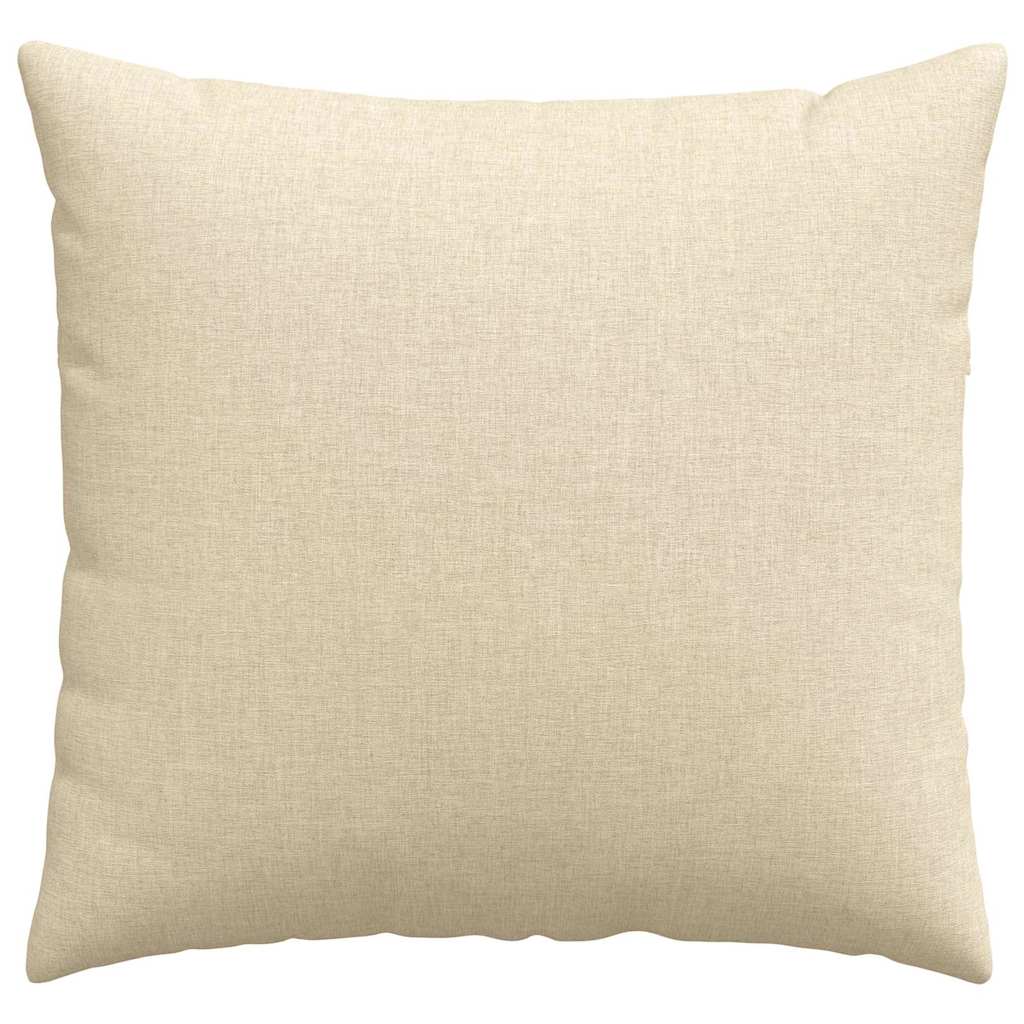 Jastučići za sofu 2 pcs Krema 50 x 50 cm tkanina