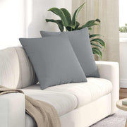 Jastučići za sofu 2 pcs Svijetlo siva 60 x 60 cm tkanina