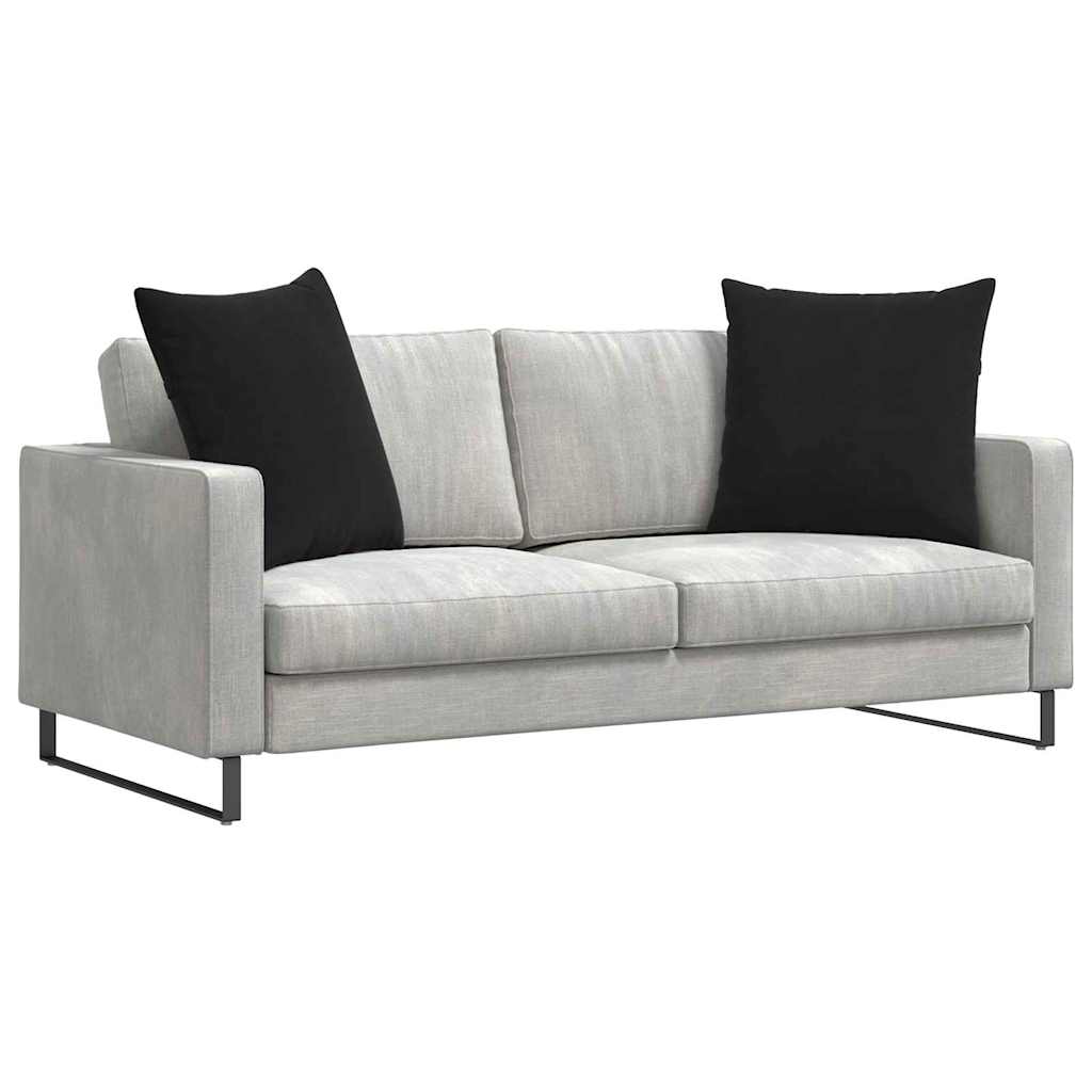 Jastučići za sofu 2 pcs Crna 60 x 60 cm Kordura tekstil