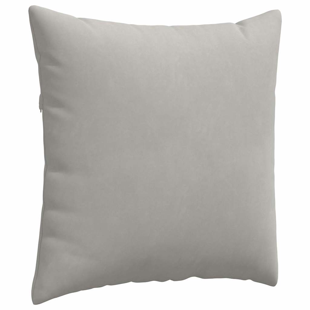 Jastučići za sofu 2 pcs Svijetlo siva 60 x 60 cm tkanina