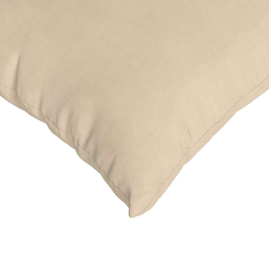 Jastučići za sofu 2 pcs Krema 60 x 60 cm tkanina