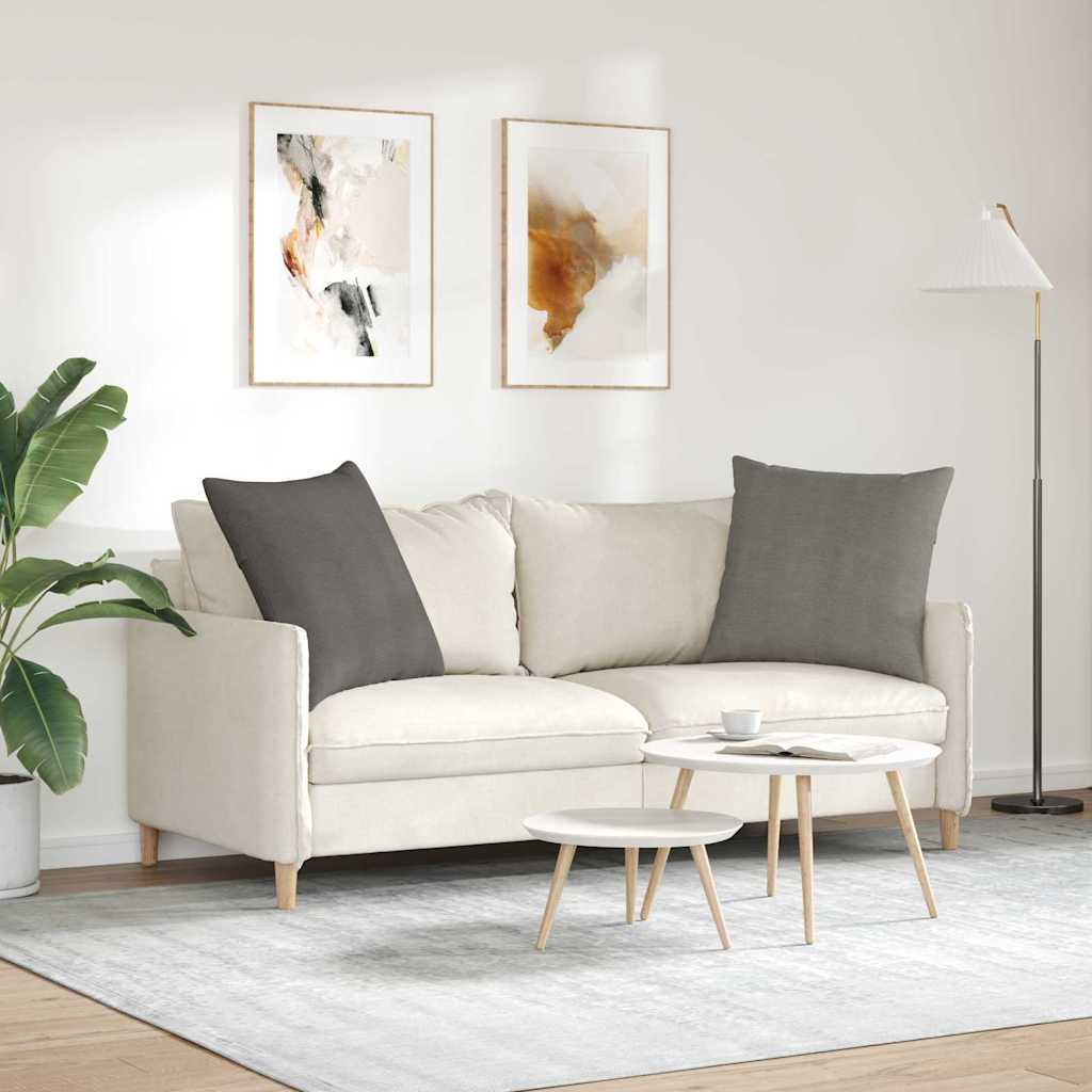 Jastučići za sofu 2 pcs Svijetlo siva 60 x 60 cm