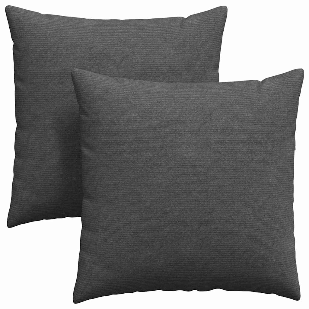 Jastučići za sofu 2 pcs Tamno siva 60 x 60 cm Kordura tekstil