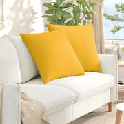 Jastučići za sofu 2 pcs Svijetlo žuta 60 x 60 cm