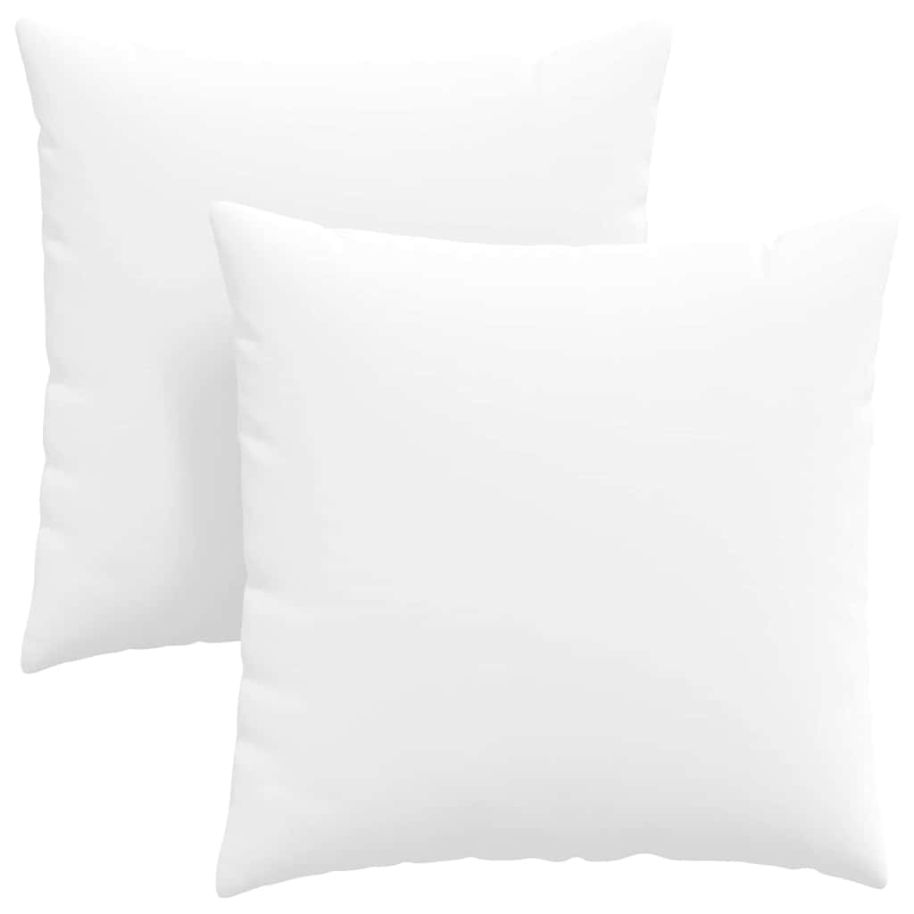 Jastučići za sofu 2 pcs Bijelo 80 x 80 cm tkanina