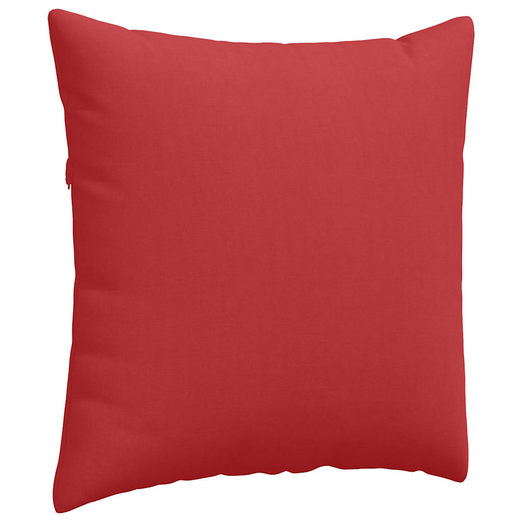 Jastučići za sofu 2 pcs Crvena 80 x 80 cm tkanina