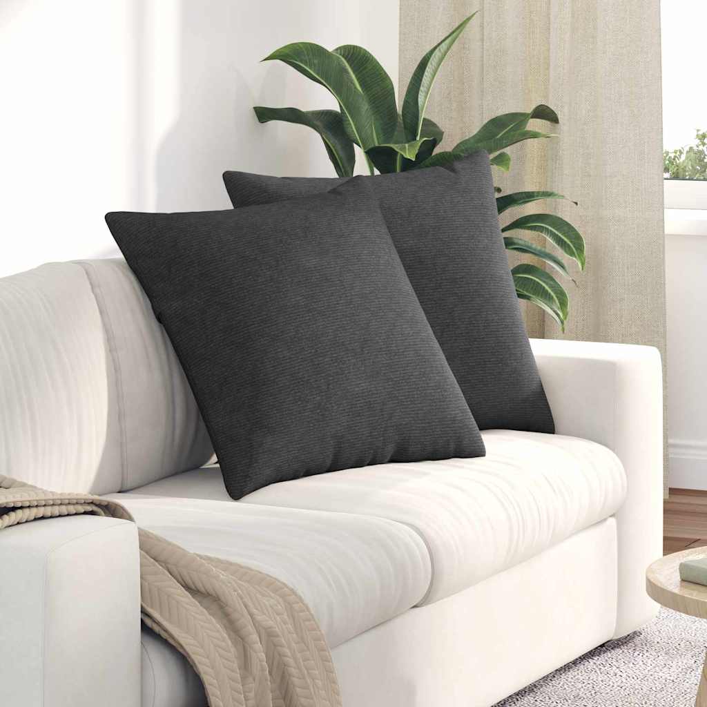 Jastučići za sofu 2 pcs Tamno siva 80 x 80 cm Kordura tekstil