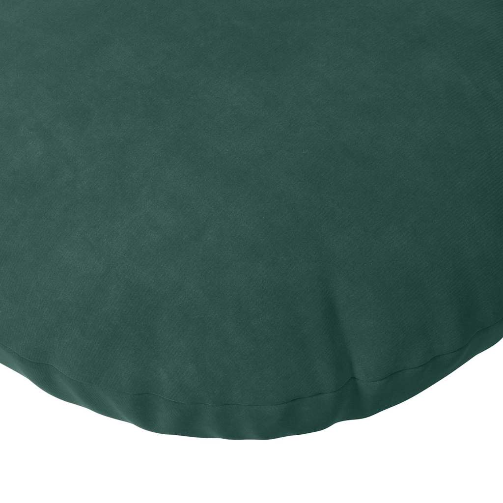 Jastučići za sjedenje 2 pcs Tamnozelena Ø30 x 13 cm Baršun
