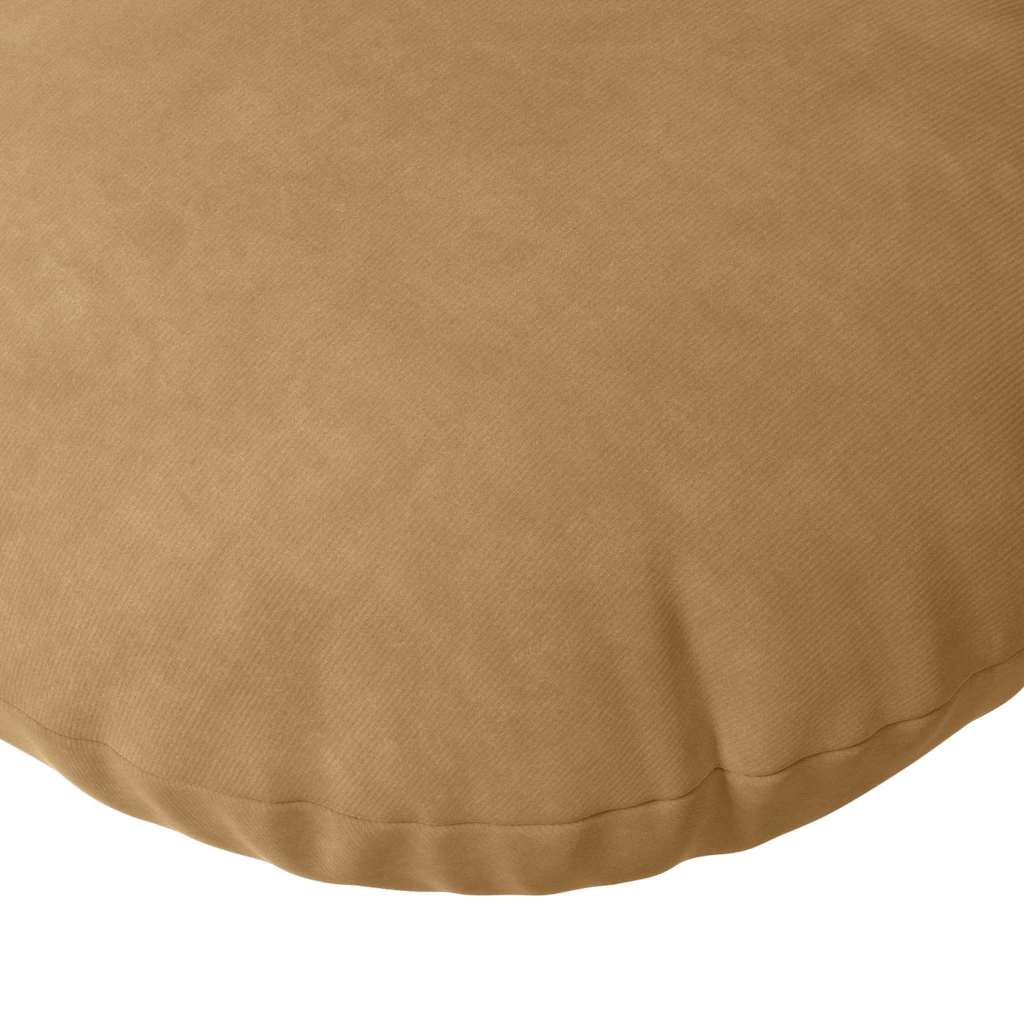 Jastučići za sjedenje 2 pcs Smeđa Ø30 x 13 cm Baršun