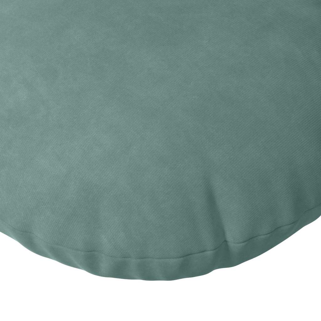 Jastučići za sjedenje 2 pcs Morska zelena Ø 40 x 13 cm Baršun
