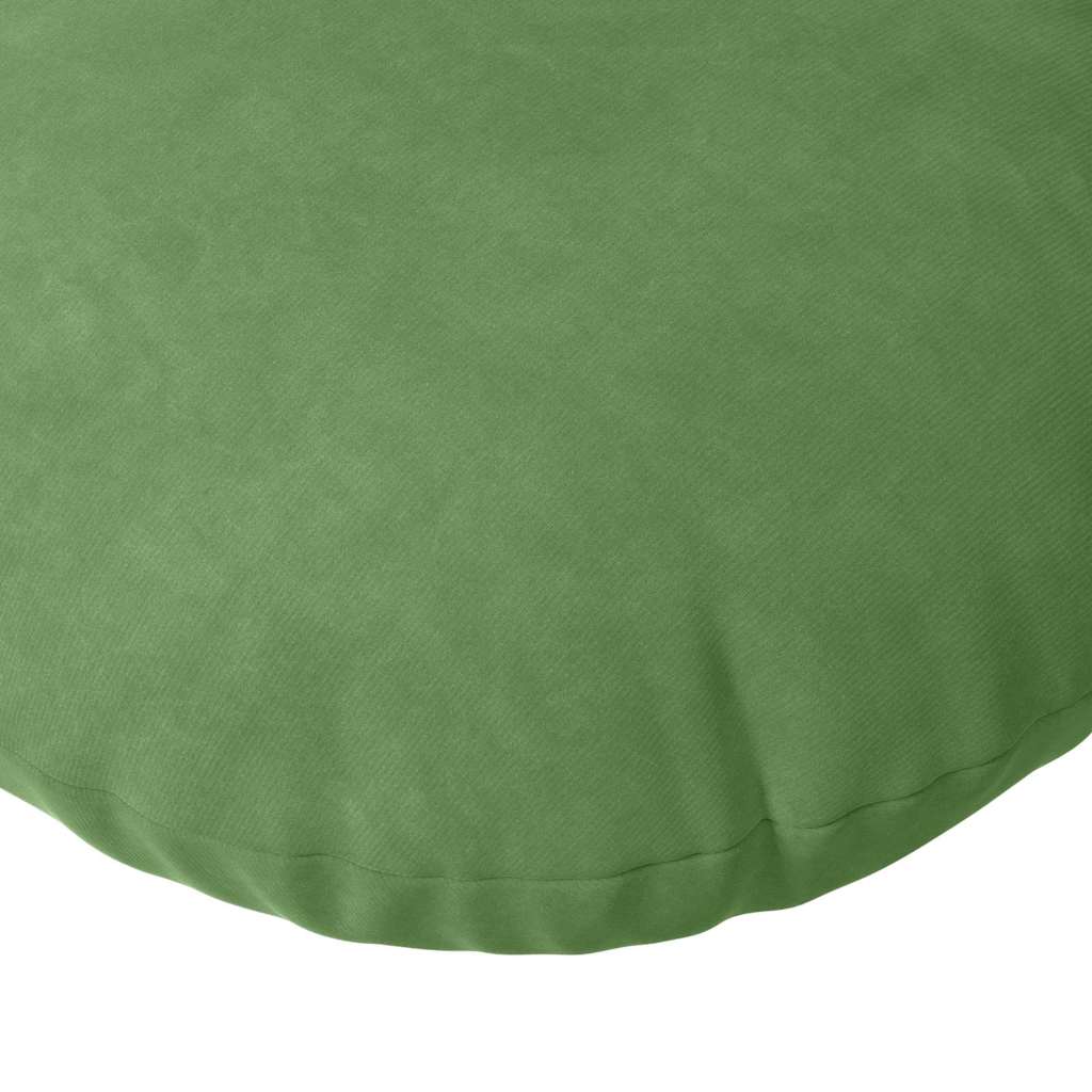 Jastučići za sjedenje 2 pcs Svijetlo zelena Ø60 x 21 cm Baršun