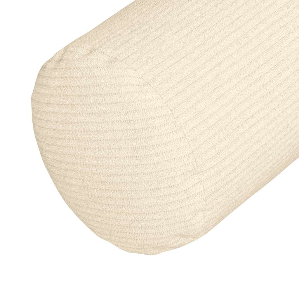 Valjkasti jastučići 2 pcs Krema Ø 15 x 40 cm Kordura tekstil
