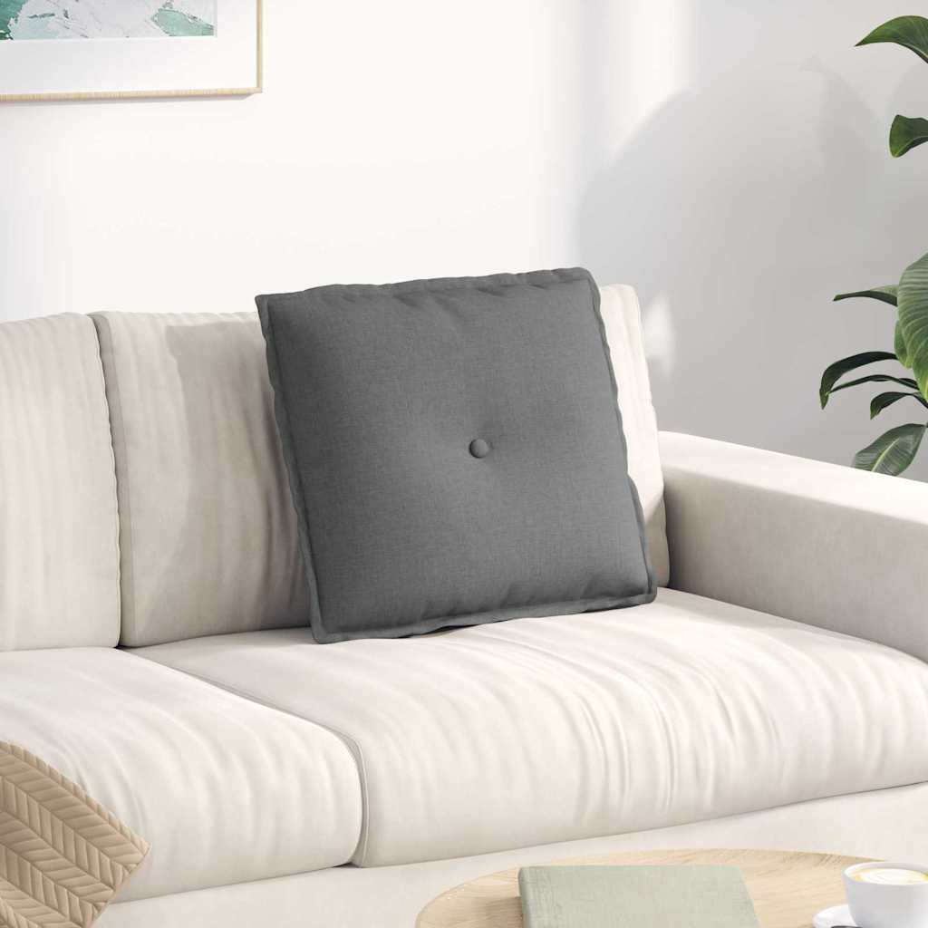 Jastuk za leđa Tamno siva 50 x 19 x 45 cm tkanina