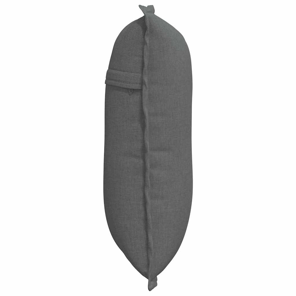Jastuk za leđa Tamno siva 50 x 19 x 45 cm tkanina