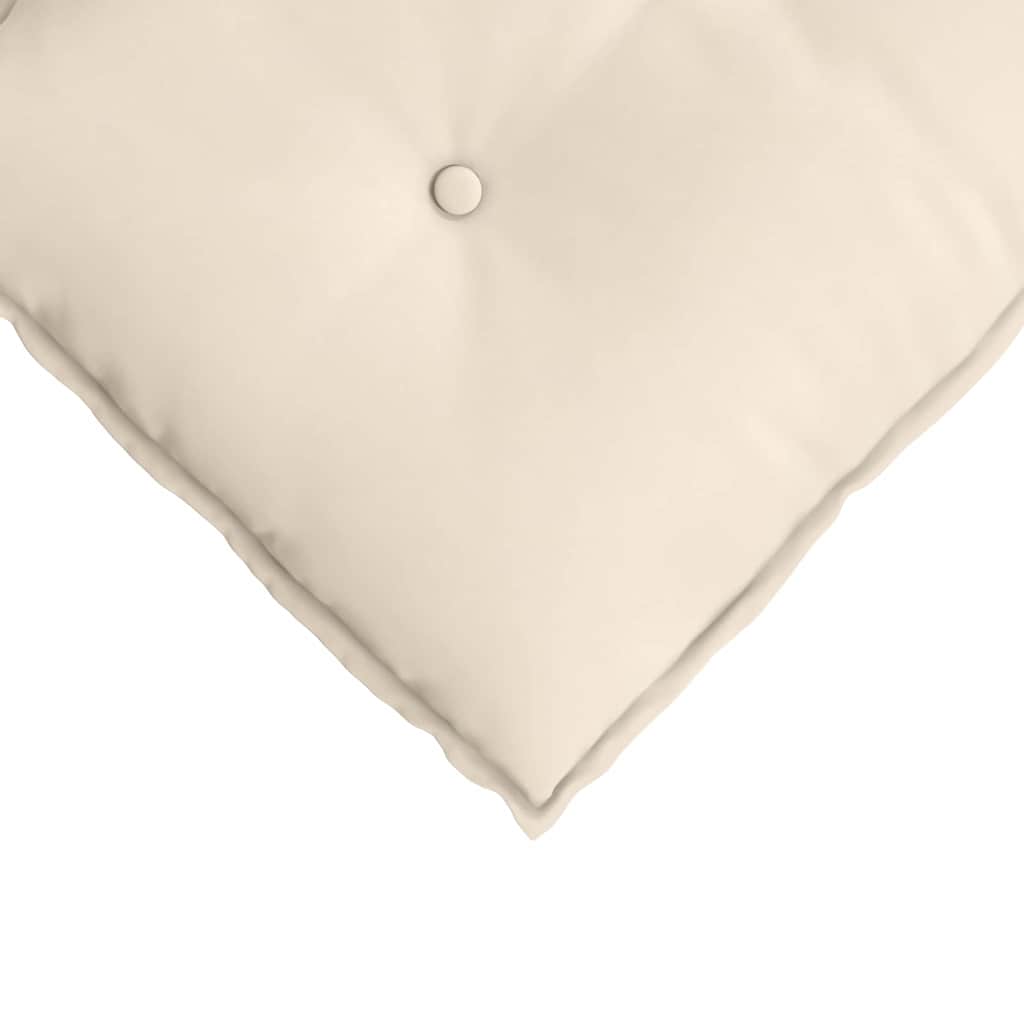 Jastuk za leđa Bež 80 x 50 cm Mikrofiber tkanina