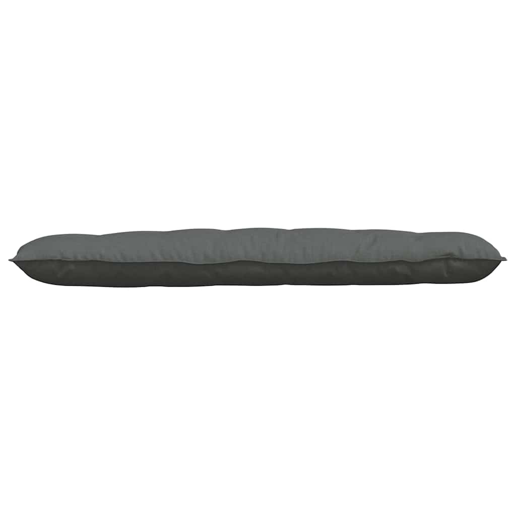 Jastuk za leđa Tamno siva 160 x 19 x 50 cm tkanina