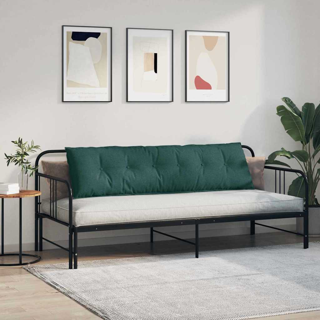 Jastuk za leđa Tamnozelena 180 x 19 x 50 cm tkanina