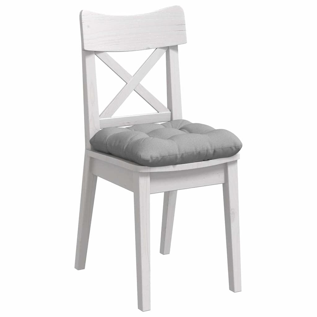 Jastučići za sjedenje 4 pcs Oblačnosiva 45 x 45 x 12 cm tkanina