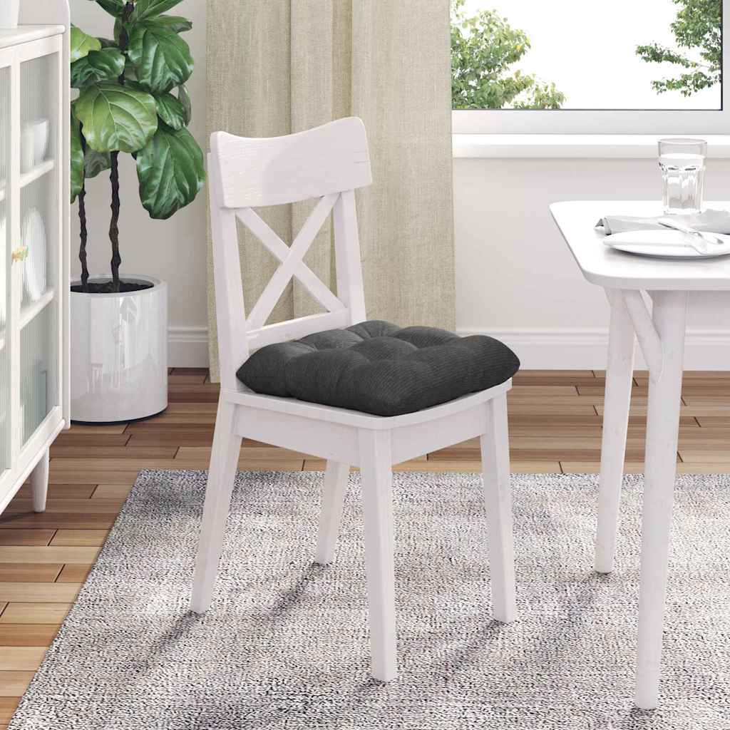 Jastučići za sjedenje 4 pcs Tamno siva 45 x 45 cm