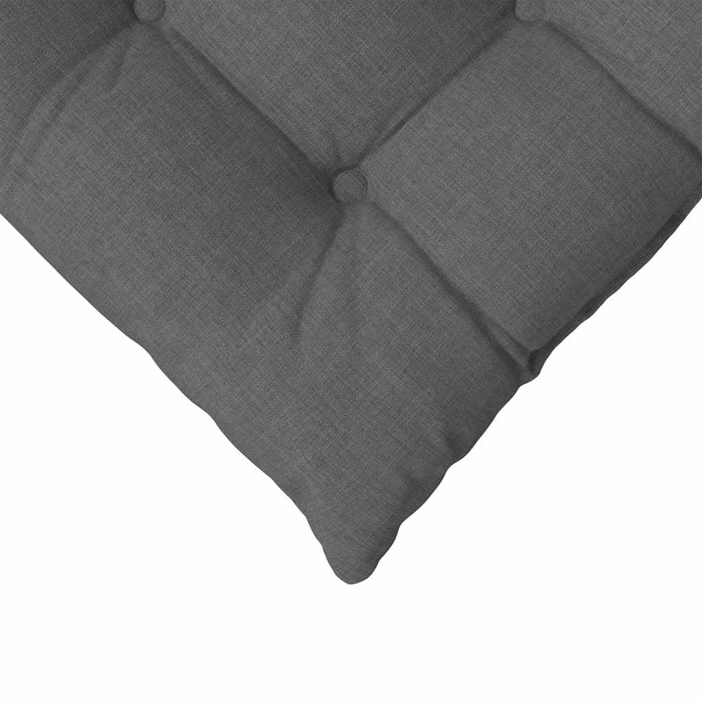 Jastučići za sjedenje 4 pcs Tamno siva 40 x 40 x 6 cm tkanina