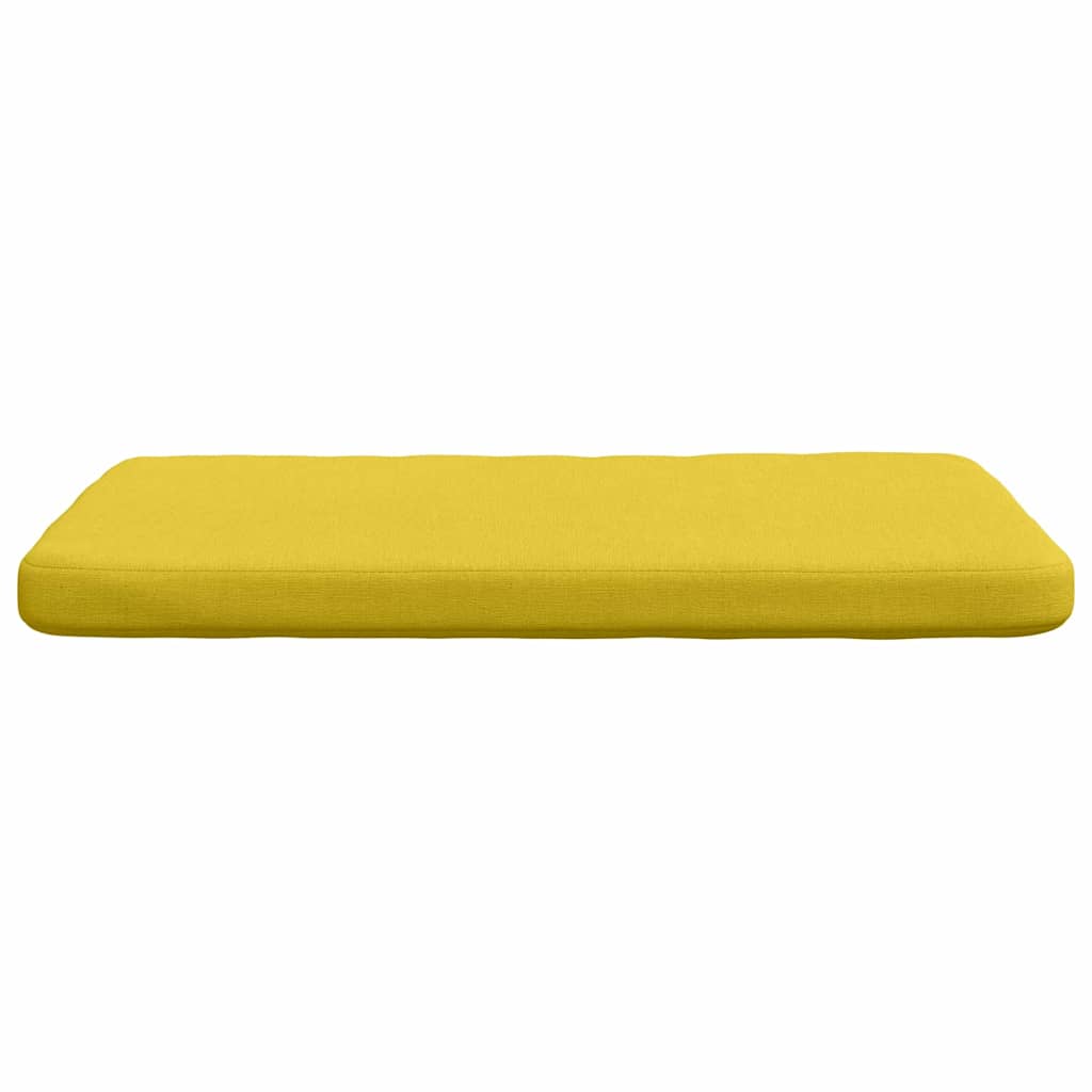 Jastučići za sjedenje 4 pcs Svijetlo žuta 40 x 40 x 3 cm