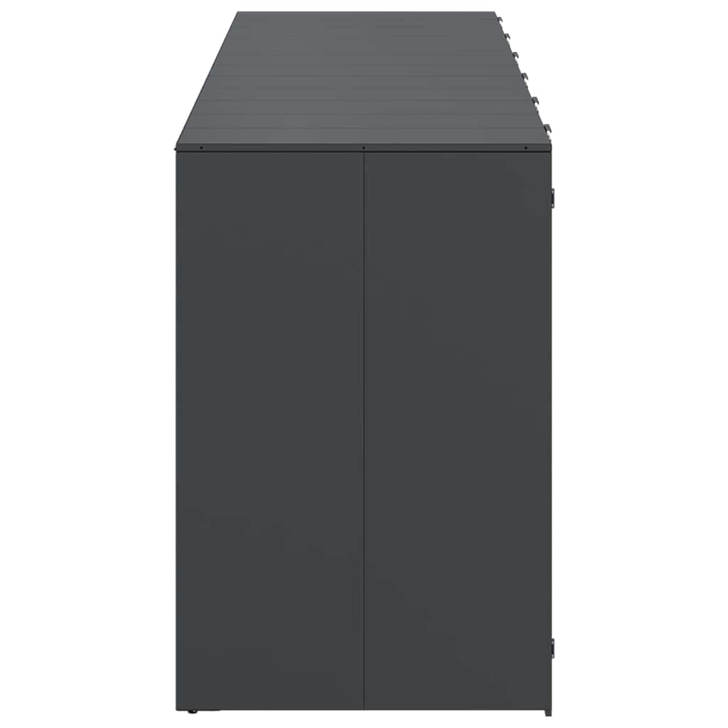 Skladištenje kanti za 3 kante Antracit 340 x 77.5 x 115.5 cm