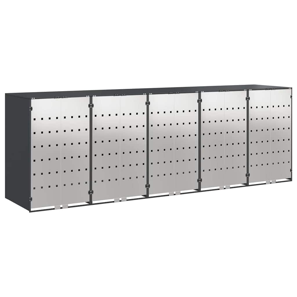 Skladištenje kanti za 3 kante Antracit 340 x 77.5 x 115.5 cm