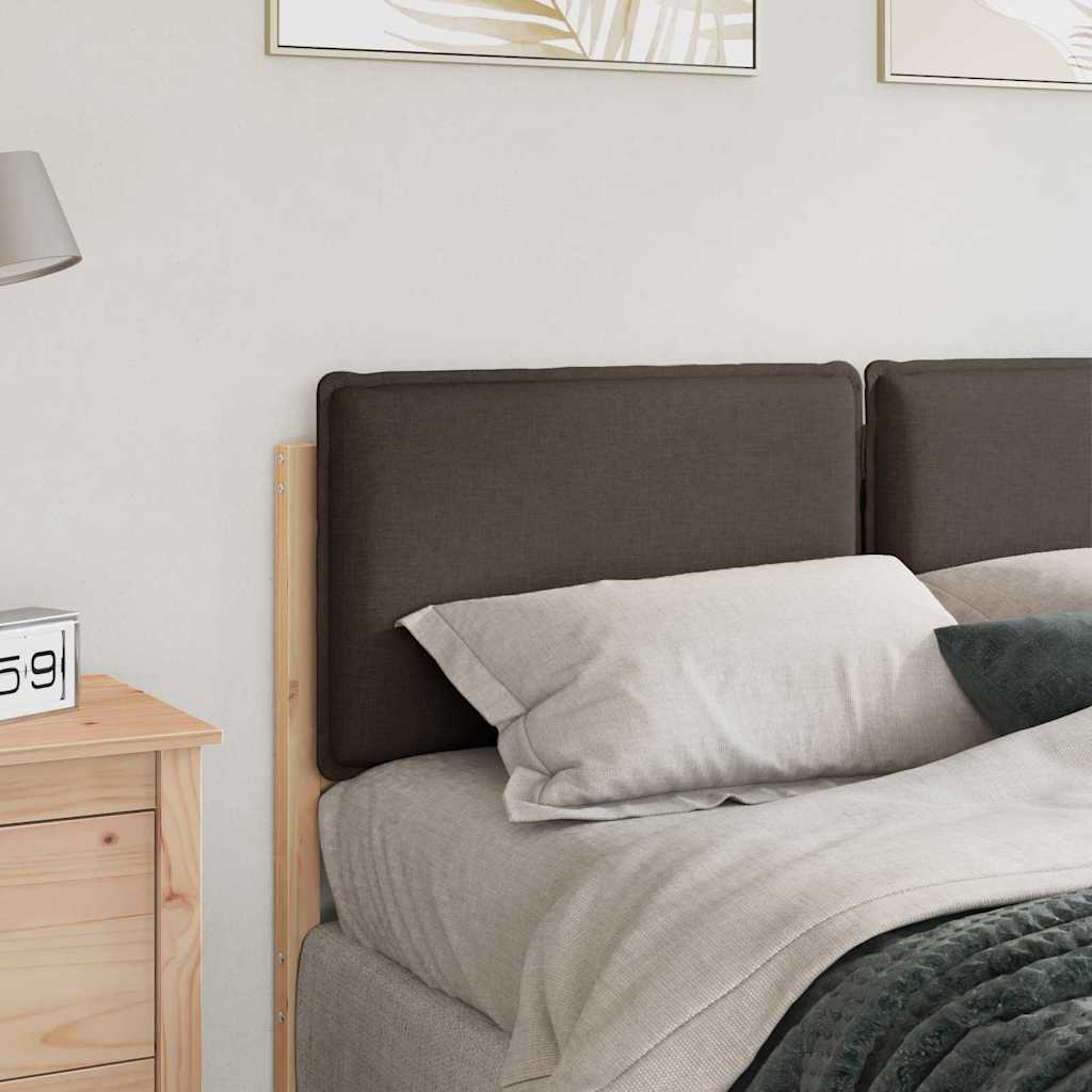Tapecirani uzglavlje Prirodna i svijetlo siva 160 cm