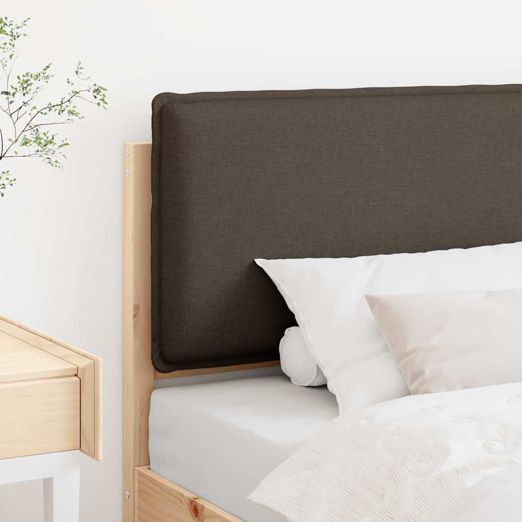 Tapecirani uzglavlje Prirodna i svijetlo siva 75 cm