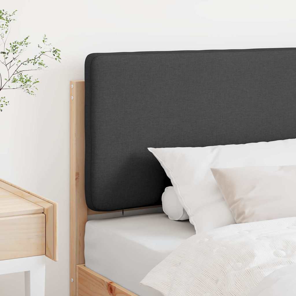 Tapecirani uzglavlje s uzglavljem Smeđa i tamno siva 80 cm