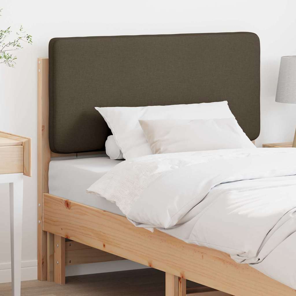 Tapecirani uzglavlje Smeđa i taupe 75 cm Čvrsto borovo drvo