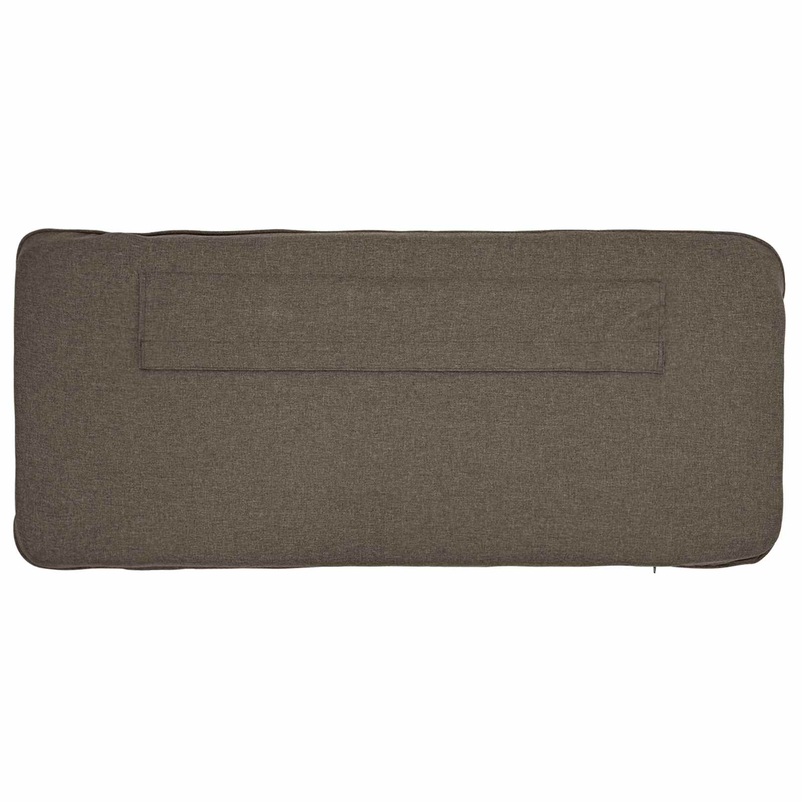 Tapecirani uzglavlje Smeđa i taupe 150 cm Čvrsto borovo drvo