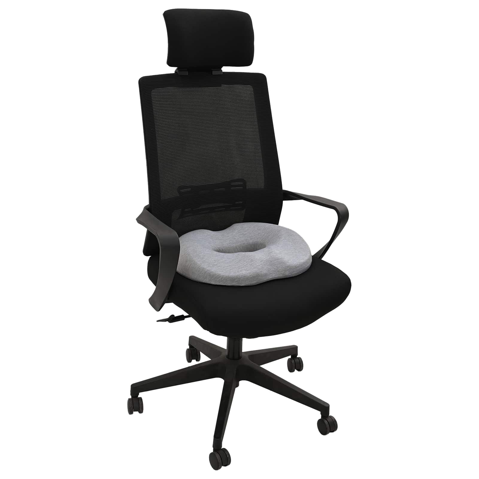 Jastuk za sjedalo Jednolite boje Svijetlo siva 42 x 36,5 x 8 cm