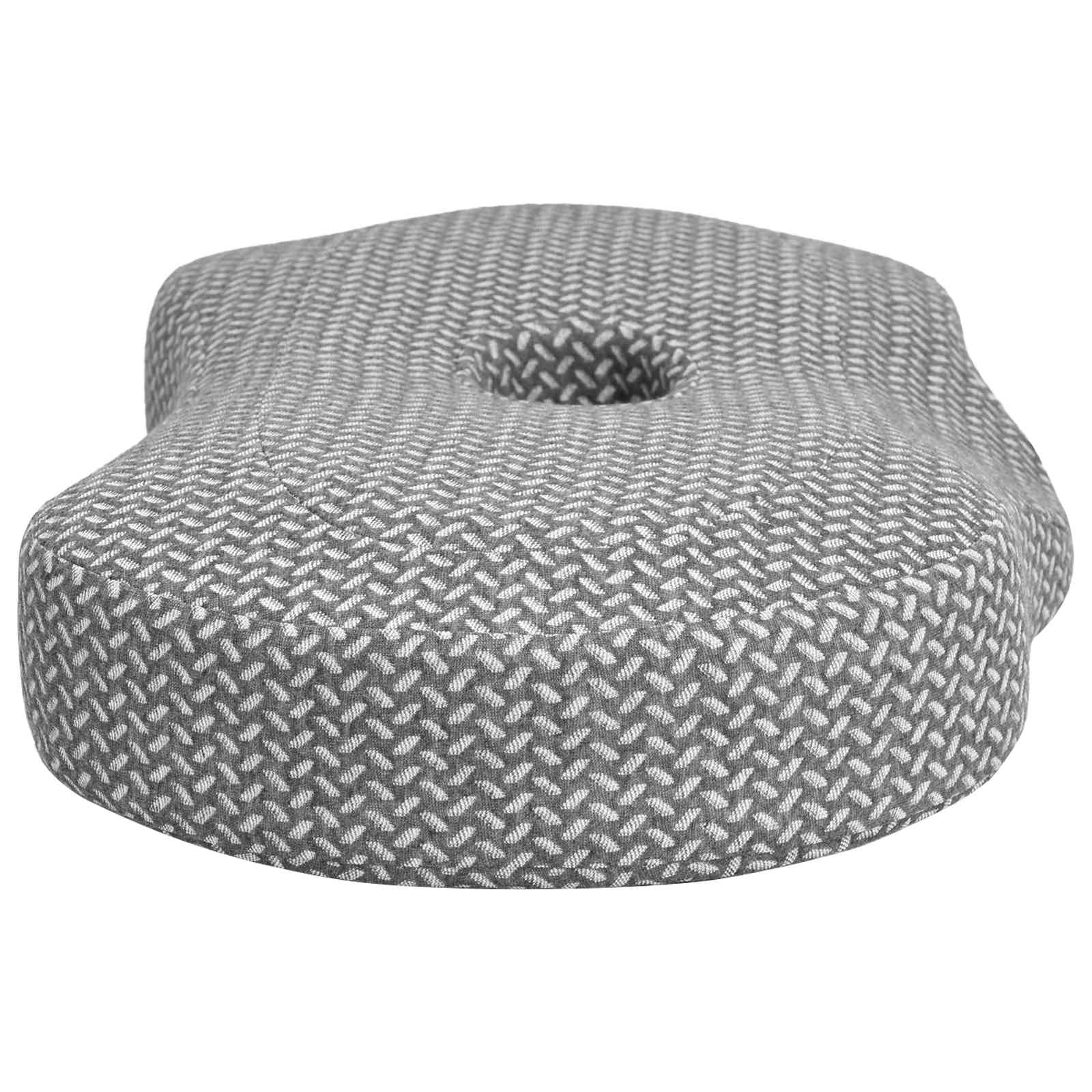 Jastučić za vrat Sivi 53 x 34,5 x 10,5 cm Pjena za pamćenje