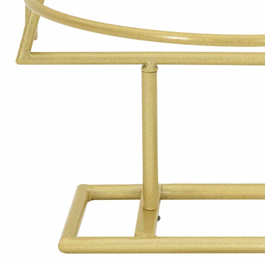 Metalna božićna jelka Zlatno 125 cm Čelik s praškastim premazom