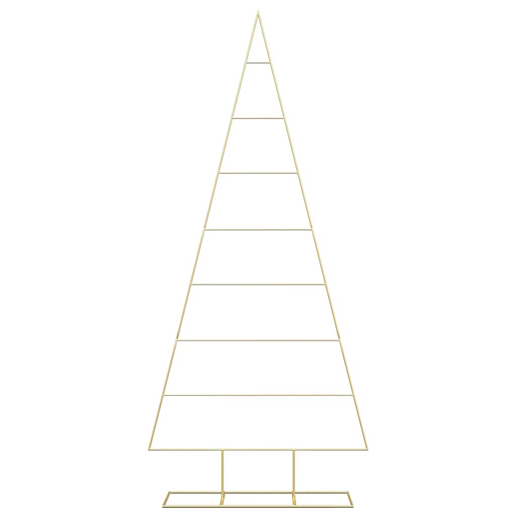Metalna božićna jelka Zlatno 211 cm Čelik s praškastim premazom