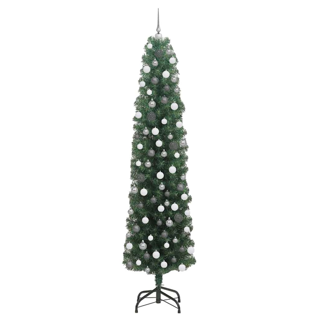 Umjetno božićno drvce Zelena 210 cm PVC i čelik i plastika