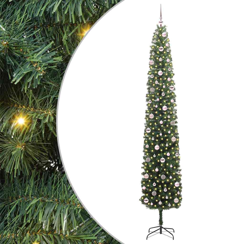 Umjetno božićno drvce Zelena 270 cm PVC i čelik i plastika