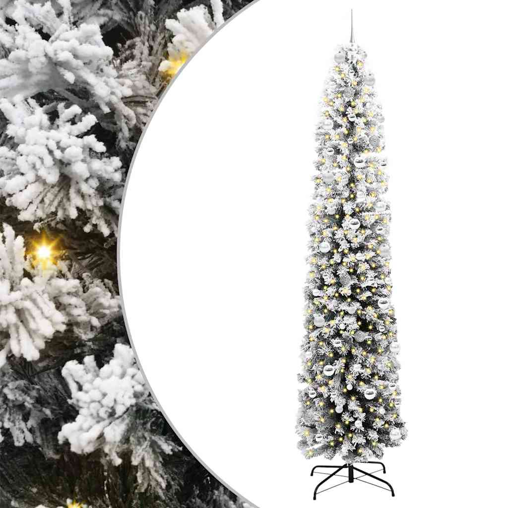 Umjetno božićno drvce Zelena 240 cm PVC i čelik i plastika