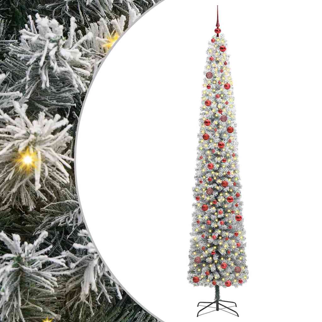 Umjetno božićno drvce Zelena 270 cm PVC i čelik i plastika