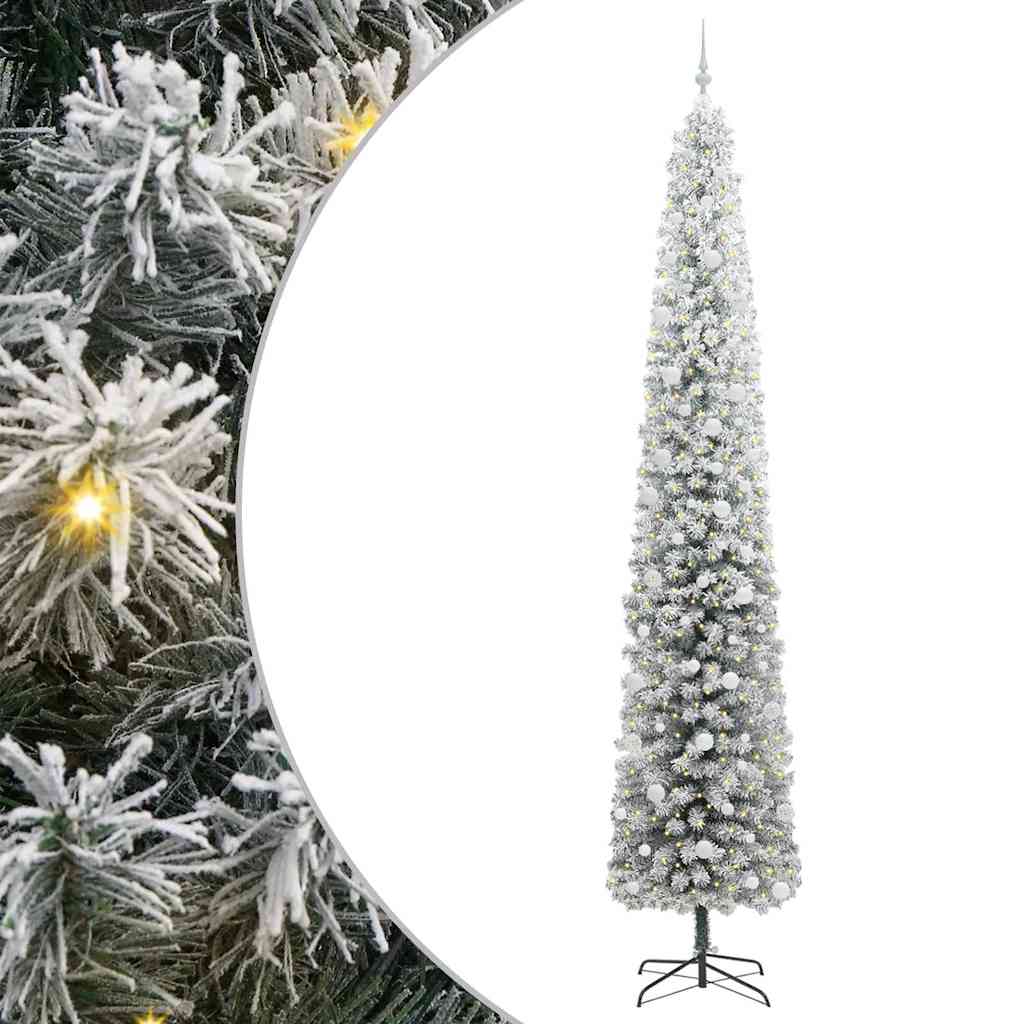 Umjetno božićno drvce Zelena 270 cm PVC i čelik i plastika
